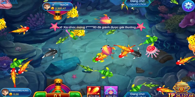 Bắn cá vui vẻ là game trải nghiệm sống động, thú vị cho ngư thủ