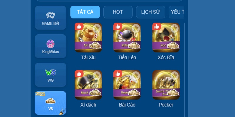 Game bài V8 là một địa điểm tham gia cá cược hàng đầu trên thị trường