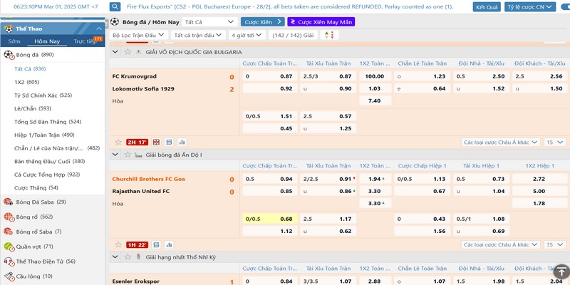 Cá cược bóng đá là một bộ môn được săn đón, yêu thích tại Saba